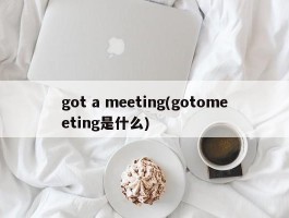 got a meeting(gotomeeting是什么)