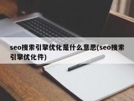 seo搜索引擎优化是什么意思(seo搜索引擎优化件)