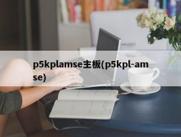 p5kplamse主板(p5kpl-amse)