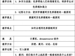 《网站设计》教案,网页设计的教案