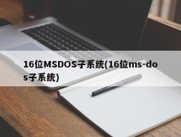 16位MSDOS子系统(16位ms-dos子系统)